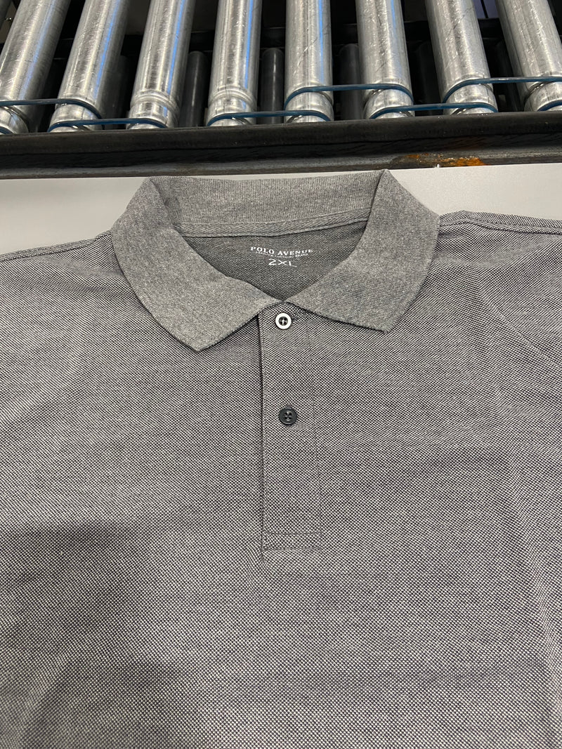 POLO AVENUE MEN'S - SIZE: MEN 2XL - CHARCOAL - Brand New