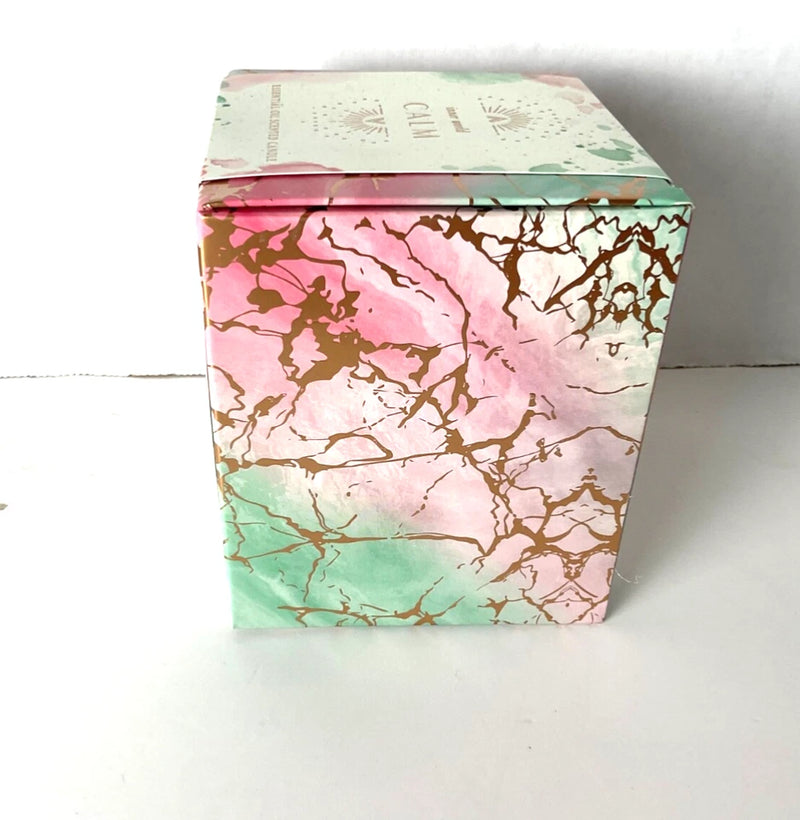 INSIGHT LUMINARIES CHAMOMILE LAVENDER ESSENTIAL OIL SCENTED - ROSE PINK/GREEN - Brand New