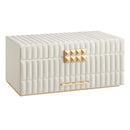 SONGMICS HOME Large Capacity Jewelry Box PU Surface with Stitching UJBC184W01 - Like New