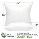 Milddreams Pillows Queen Size Set of 2 (20 x 30 inch) – Bed Pillows 2 Pack - Brand New