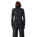 DEE OCLEPPO Women Angela Seamed Double Button Blazer Lining 30246998 Size 8 - Brand New