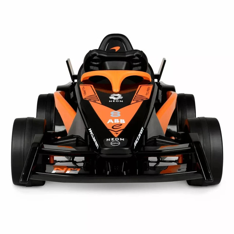 HYPER MCLAREN FORMULA F1 RACE CAR 12V BATTERY-POWERED VEHICLE , ORANGE/BLACK - Like New