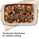 OXO GOOD GRIPS 3 QT RECTANGULAR STONEWARE BAKING DISH - BISCUIT - Brand New