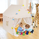 SIFREAW Foldable Kids Play Tent Canvas Children Tent Large Kids Playhouse - Brand New