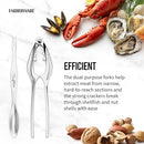FARBERWARE SEAFOOD TOOL SET OF 6 - STAINLESS STEEL - Brand New