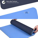 Yoga Mat, Non Slip Thick Yoga Mat with Backpack High Density exercise mat - Brand New