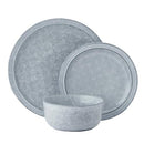 Pfaltzgraff Blooming Meadow 12 Piece Plates Bowls Dinnerware Set, Service 4 Blue - Like New