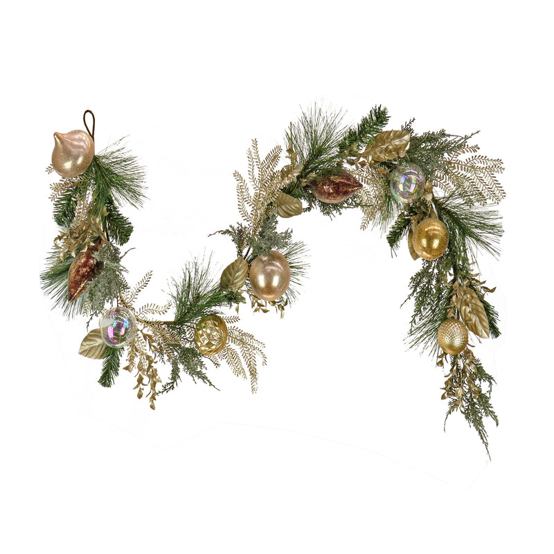 NATIONAL TREE HGTV HOME COLLECTION UNLIT ARTIFICIAL GARLAND 72" DL87-45X22795 - Like New