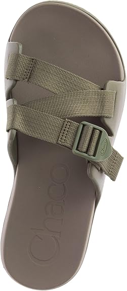CHACO MEN'S CHILLOS SLIDE FOSSIL 9 - SIZE: MEN 9 - FOSSIL - Scratch & Dent