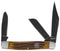 REMINGTON BACK WOODS STOCKMAN FOLDER 4" 15645 BROWN/STAINLESS - Like New