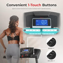 Sunny Health & Fitness Exercise Treadmills Double Deck Sizes Incline Features - Like New