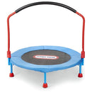 LITTLE TIKES EASY STORE 3' TRAMPOLINE FOR CHILDREN, 36.00x36.00x33.50 - RED/BLUE - Like New