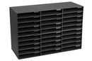 ADIROFFICE 30-SLOT CLASSROOM ORGANIZER FILE SORTER 501-30-BLK - BLACK - Like New