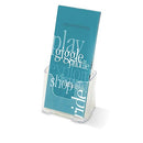 OFFICE DEPOT BRAND LITERATURE/LEAFLET HOLDER, 4 PACK 1375453-4P - CLEAR - Brand New