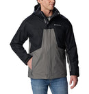1960612 COLUMBIA MEN'S TUNNEL FALLS INTERCHANGE JACKET GREY/BLACK XL - Like New
