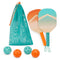 B SPORTS B TOYS KIDS PICKLEBALL GAME WOODEN PADDLE SET BX2347Z - BLUE/ORANGE - Like New