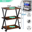 Fydeamer Versatile Printer Stand Adjustable Height Crescent式与存储 - B0C3G2VDZ9 - Brand New