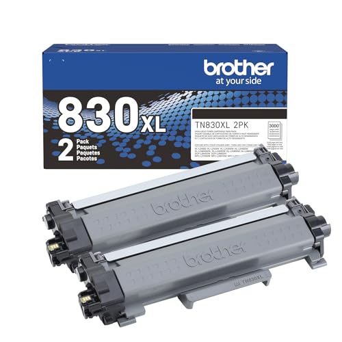 Brother Toner Cartridge TN830XL 2 Pack - Like New
