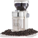 Rae Dunn Adjustable Electric Burr Coffee Grinder - CREAM - Like New