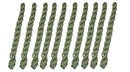 Chaps & Co Cheesecloth Table Runner 120"×35" (Pack of 8, Sage Green) - Brand New