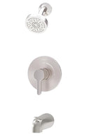 SYMMONS SOLARITY HYDROMERSION SINGLE HANDLE TUB AND SHOWER FAUCET TRIM - NICKEL - Like New