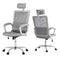 JHK Ergonomic High Back Mesh Lumbar Computer Rolling Task Office Chairs - Gray - Like New