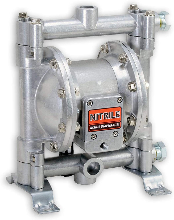 Fuelworks Double Diaphragm Transfer Pump 1/2" inch Nitrile/NBR/Buna-N 12gpm /