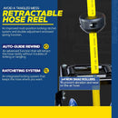 Goodyear Industrial Retractable Air Hose Reel - 1/2" x 50' Ft, 300 PSI Max, 1/2"