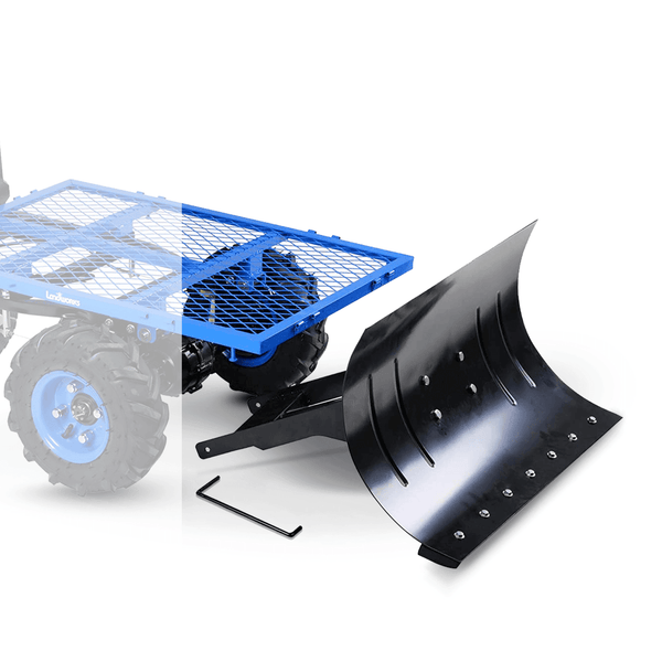 Landworks Snow Plow Attachment - For Utility Wagons, Fits GUO010, GUO026, and