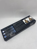 BIO-IONIC LONG BARREL STYLER, CURLING IRON - BLACK/BLUE - Like New