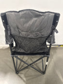 ARROWHEAD OUTDOOR PORTABLE FOLDING CAMPING CHAIR HEAVY-DUTY - BLACK - Like New