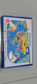 QIAOJOY BILINGUAL INTERACTIVE KIDS TALKING WORLD MAP POSTER FOR KIDS LEARNING - Like New
