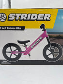 STRIDER 12” SPORT BIKE NO PEDAL BALANCE BICYCLE 1 TO 4 YEARS SAFETY PAD - PINK - Brand New