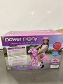 POWER PONY RIDING TOY PRINCESS ZUME V2: STEEL RIDE-ON ANIMAL 8 MPH - PINK - Like New