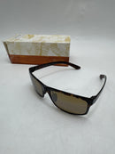 MAUI JIM POKOWAI RECTANGULAR SUNGLASSES MJ-439-HCLBRO/OLTORT Olive Tortoise - Like New