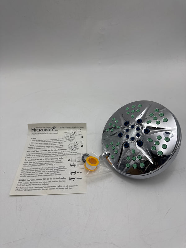 NOTILUS MICROBAN LUXURY SHOWER HEAD 5522- CHROME - Like New