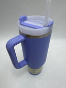 STANLEY QUENCHER H2.0 TUMBLER WITH HANDLE, STRAW 40 OZ - HYDRANGEA - Like New