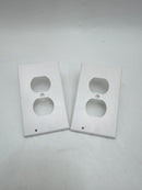 HELLO LIGHT 2 PACK WALL PLATE NIGHT LIGHT HELLO LIGHT LED NIGHT LIGHTS - WHITE - Like New