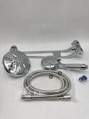 AquaDance High-Pressure 48-mode 3-way Shower Spa Combo Adjustable - Chrome - Like New