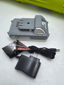 Sun Joe 24-Volt IONMAX Jet Blower Cordless Battery+Quick Charger - GREEN/BLACK - Like New