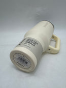 STANLEY QUENCHER H2.0 TUMBLER WITH HANDLE AND STRAW 40 OZ - CREAM 2.0 - Like New