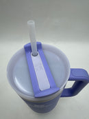 STANLEY QUENCHER H2.0 TUMBLER WITH HANDLE, STRAW 40 OZ - HYDRANGEA - Like New