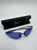 Maui Jim Ho'okipa Sport Sunglasses Gray/Blue Hawaii MJ0407S004 - Brand New