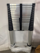 RIKADE TELESCOPING LADDER 20.3FT ATTIC LADDER HEAVY DUTY ALUMINUM XQ-SST-AL-62 - Like New