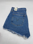 501 LEVI'S SHORTS HIGH RISE FITTED THROUGH THE HIP - SIZE: 30 - ATHENS BLUE - Brand New