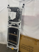 HBTOWER 5 STEP LADDER, FOLDING STEP STOOL, KQ-SL-5-0004-WH - WHITE - Like New