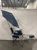SPORT-BRELLA RECLINING BEACH CHAIR - DARK BLUE - Like New
