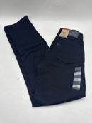 LEVI'S WOMEN'S 724 HIGH RISE STRAIGHT JEANS - 27X32 - SOFT BLACK - Brand New