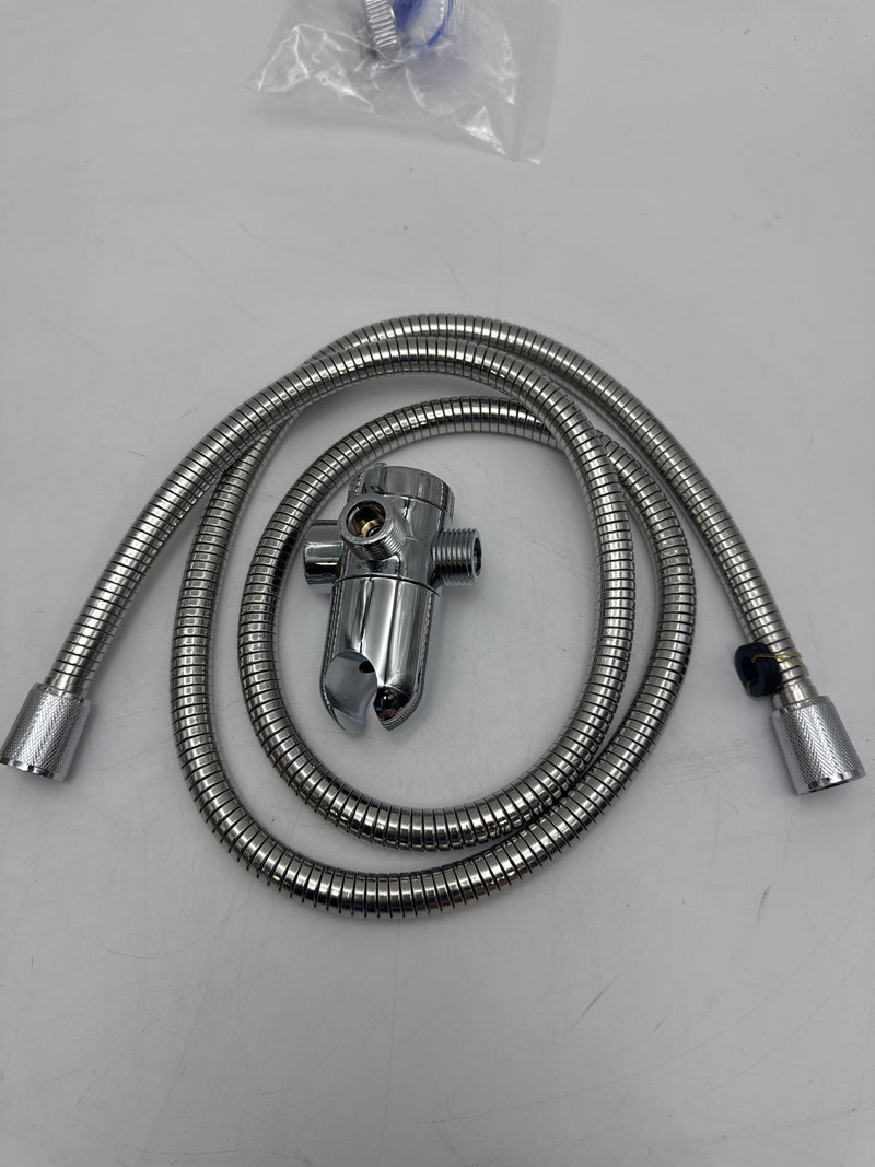 HotelSpa 6''/4'' Ultra-Luxury 3 way Rainfall Shower-Head/Handheld Shower Gray - Like New