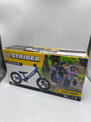 STRIDER 12” SPORT BIKE, NO PEDAL BALANCE BICYCLE FOR KIDS 1 TO 4 YEARS - BLUE - Like New